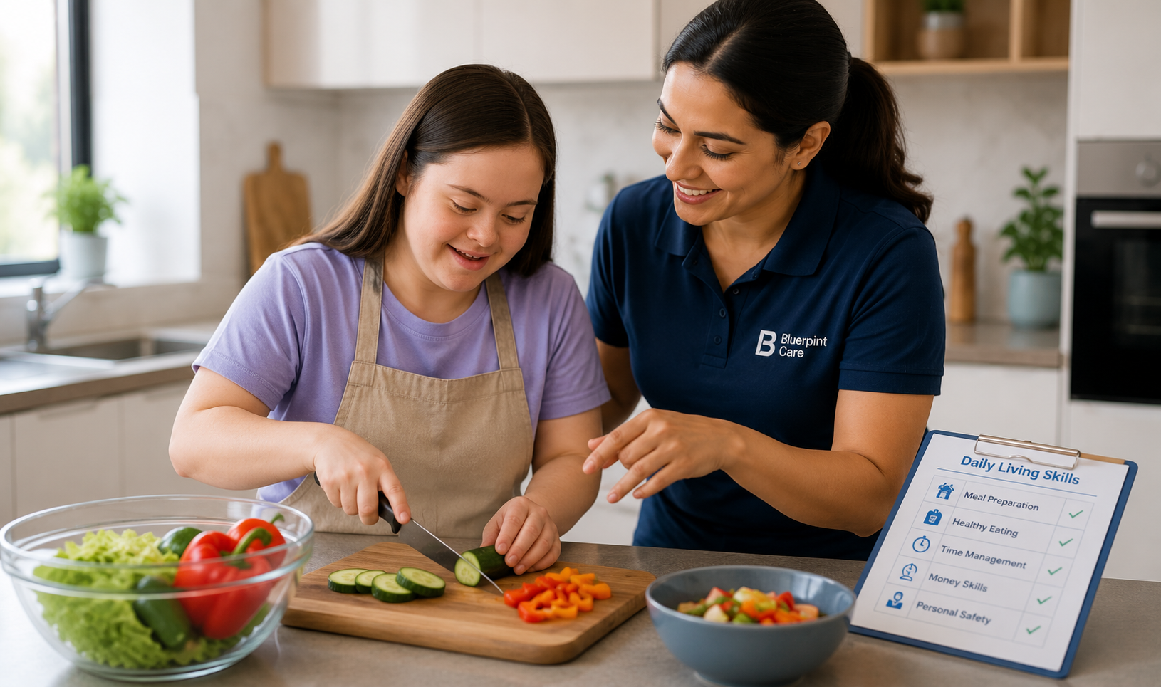 Daily living skills support
